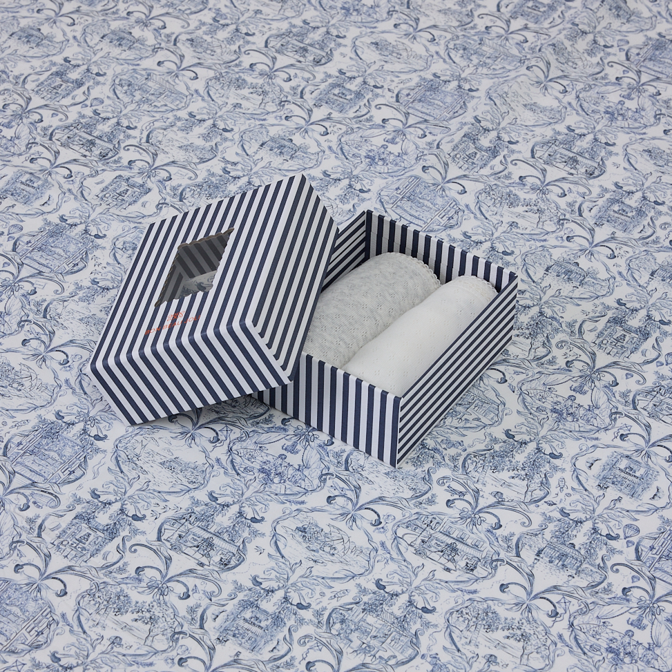 Brief Olivia - White & Grey Ajour